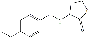 3-{[1-(4-ethylphenyl)ethyl]amino}oxolan-2-one Structure