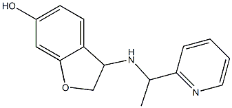 3-{[1-(pyridin-2-yl)ethyl]amino}-2,3-dihydro-1-benzofuran-6-ol