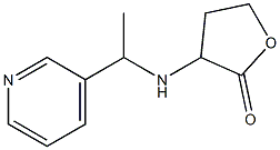 3-{[1-(pyridin-3-yl)ethyl]amino}oxolan-2-one 结构式