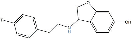 3-{[2-(4-fluorophenyl)ethyl]amino}-2,3-dihydro-1-benzofuran-6-ol