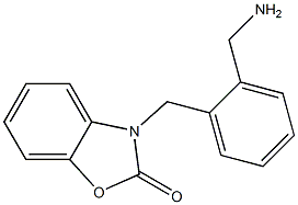 3-{[2-(aminomethyl)phenyl]methyl}-2,3-dihydro-1,3-benzoxazol-2-one Structure