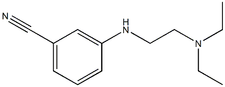 3-{[2-(diethylamino)ethyl]amino}benzonitrile 化学構造式