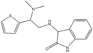 3-{[2-(dimethylamino)-2-(thiophen-2-yl)ethyl]amino}-2,3-dihydro-1H-indol-2-one Structure