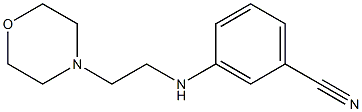 3-{[2-(morpholin-4-yl)ethyl]amino}benzonitrile Structure