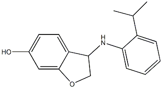 3-{[2-(propan-2-yl)phenyl]amino}-2,3-dihydro-1-benzofuran-6-ol