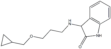 3-{[3-(cyclopropylmethoxy)propyl]amino}-2,3-dihydro-1H-indol-2-one