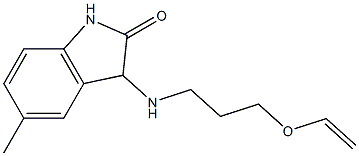 3-{[3-(ethenyloxy)propyl]amino}-5-methyl-2,3-dihydro-1H-indol-2-one