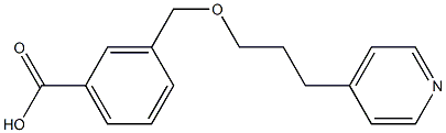 3-{[3-(pyridin-4-yl)propoxy]methyl}benzoic acid