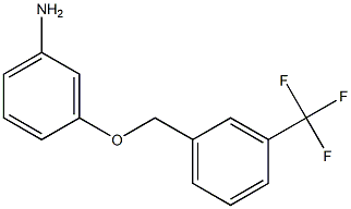 3-{[3-(trifluoromethyl)phenyl]methoxy}aniline,,结构式