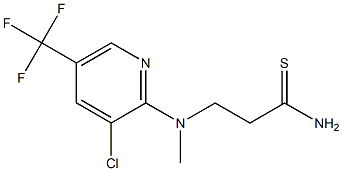  3-{[3-chloro-5-(trifluoromethyl)pyridin-2-yl](methyl)amino}propanethioamide