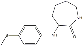 3-{[4-(methylsulfanyl)phenyl]amino}azepan-2-one