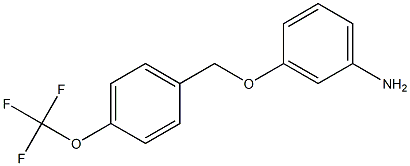  3-{[4-(trifluoromethoxy)phenyl]methoxy}aniline