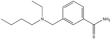 3-{[butyl(ethyl)amino]methyl}benzenecarbothioamide|