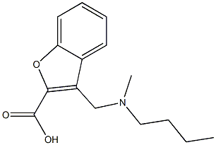 3-{[butyl(methyl)amino]methyl}-1-benzofuran-2-carboxylic acid