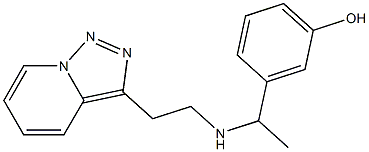  3-{1-[(2-{[1,2,4]triazolo[3,4-a]pyridin-3-yl}ethyl)amino]ethyl}phenol