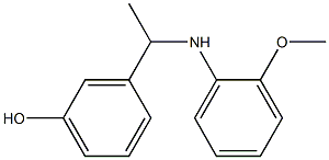  3-{1-[(2-methoxyphenyl)amino]ethyl}phenol