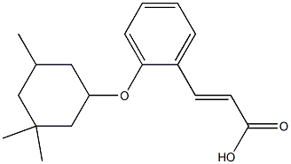  3-{2-[(3,3,5-trimethylcyclohexyl)oxy]phenyl}prop-2-enoic acid