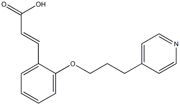 3-{2-[3-(pyridin-4-yl)propoxy]phenyl}prop-2-enoic acid