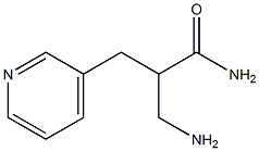 3-amino-2-(pyridin-3-ylmethyl)propanamide 结构式