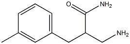 3-amino-2-[(3-methylphenyl)methyl]propanamide Structure