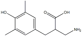 3-amino-2-[(4-hydroxy-3,5-dimethylphenyl)methyl]propanoic acid,,结构式