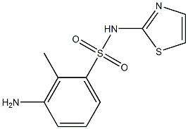 3-amino-2-methyl-N-(1,3-thiazol-2-yl)benzene-1-sulfonamide Structure