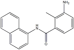 3-amino-2-methyl-N-(naphthalen-1-yl)benzamide Structure