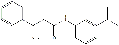  3-amino-3-phenyl-N-[3-(propan-2-yl)phenyl]propanamide