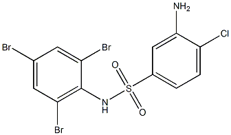 3-amino-4-chloro-N-(2,4,6-tribromophenyl)benzene-1-sulfonamide