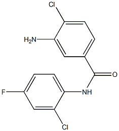 3-amino-4-chloro-N-(2-chloro-4-fluorophenyl)benzamide|