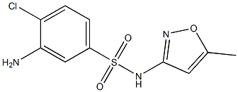 3-amino-4-chloro-N-(5-methyl-1,2-oxazol-3-yl)benzene-1-sulfonamide