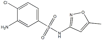  3-amino-4-chloro-N-(5-methyl-1,2-oxazol-3-yl)benzene-1-sulfonamide