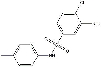 3-amino-4-chloro-N-(5-methylpyridin-2-yl)benzene-1-sulfonamide
