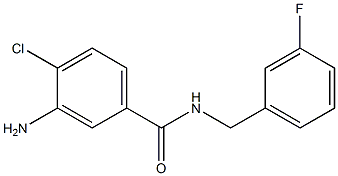 3-amino-4-chloro-N-[(3-fluorophenyl)methyl]benzamide