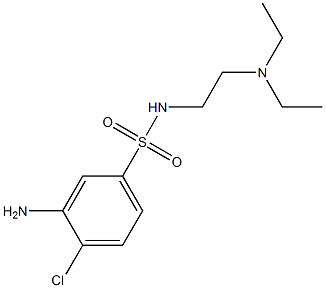 3-amino-4-chloro-N-[2-(diethylamino)ethyl]benzene-1-sulfonamide Structure