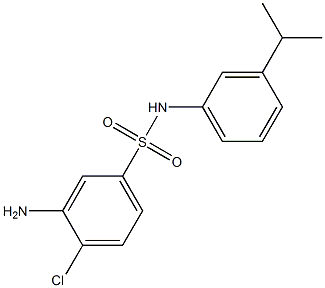 3-amino-4-chloro-N-[3-(propan-2-yl)phenyl]benzene-1-sulfonamide|