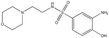 3-amino-4-hydroxy-N-[2-(morpholin-4-yl)ethyl]benzene-1-sulfonamide
