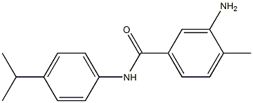 3-amino-4-methyl-N-[4-(propan-2-yl)phenyl]benzamide Structure