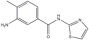 3-amino-4-methyl-N-1,3-thiazol-2-ylbenzamide Structure