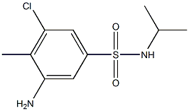 3-amino-5-chloro-4-methyl-N-(propan-2-yl)benzene-1-sulfonamide