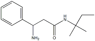  3-amino-N-(1,1-dimethylpropyl)-3-phenylpropanamide