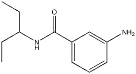 3-amino-N-(1-ethylpropyl)benzamide Structure