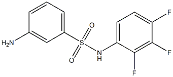 3-amino-N-(2,3,4-trifluorophenyl)benzene-1-sulfonamide