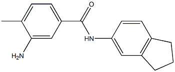  3-amino-N-(2,3-dihydro-1H-inden-5-yl)-4-methylbenzamide