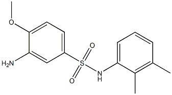 3-amino-N-(2,3-dimethylphenyl)-4-methoxybenzene-1-sulfonamide Structure