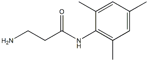 3-amino-N-(2,4,6-trimethylphenyl)propanamide Structure