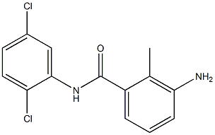 3-amino-N-(2,5-dichlorophenyl)-2-methylbenzamide Struktur