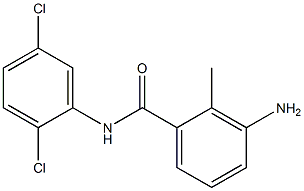 3-amino-N-(2,5-dichlorophenyl)-2-methylbenzamide 化学構造式