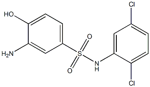 3-amino-N-(2,5-dichlorophenyl)-4-hydroxybenzene-1-sulfonamide Structure