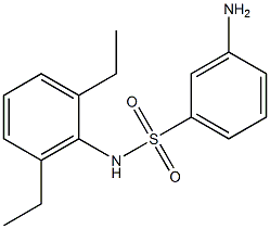 3-amino-N-(2,6-diethylphenyl)benzene-1-sulfonamide|